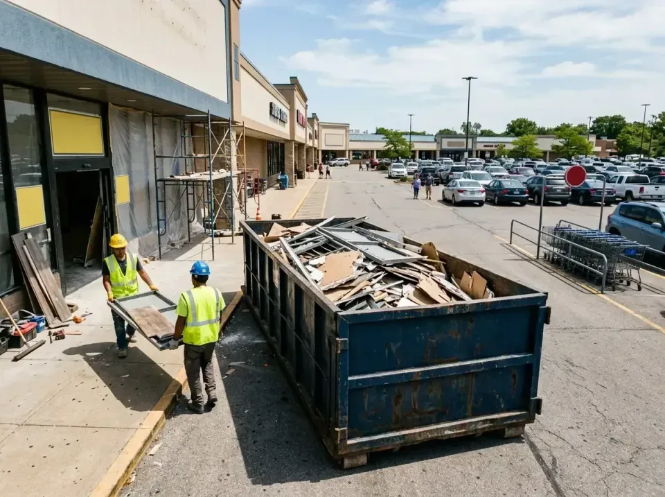 retail-store-renovation-debris-003 — frequently asked questions, Roll-off Dumpster Rentals in Sherwood, AR